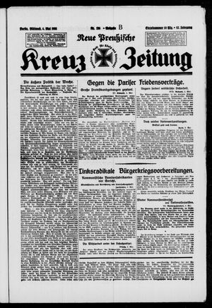 Neue preussische Kreuz-Zeitung vom 06.05.1931