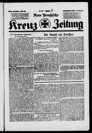Neue preussische Kreuz-Zeitung vom 07.05.1931