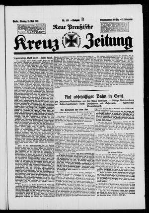Neue preussische Kreuz-Zeitung vom 18.05.1931