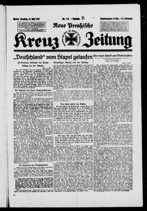Neue preussische Kreuz-Zeitung vom 19.05.1931