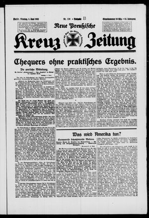 Neue preussische Kreuz-Zeitung vom 08.06.1931
