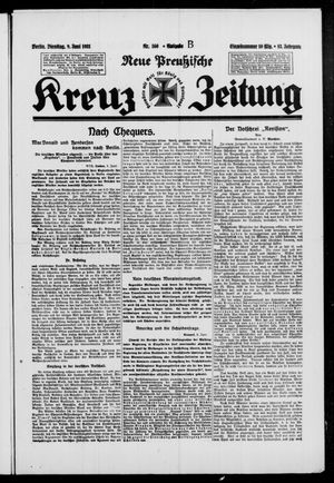 Neue preussische Kreuz-Zeitung vom 09.06.1931
