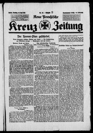 Neue preussische Kreuz-Zeitung vom 30.06.1931