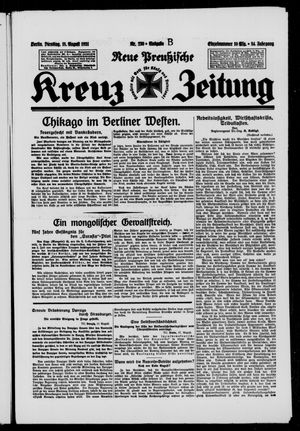 Neue preussische Kreuz-Zeitung vom 18.08.1931
