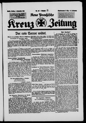 Neue preussische Kreuz-Zeitung vom 04.09.1931