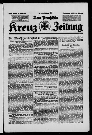 Neue preussische Kreuz-Zeitung vom 19.10.1931
