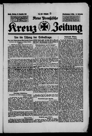 Neue preussische Kreuz-Zeitung vom 28.12.1931