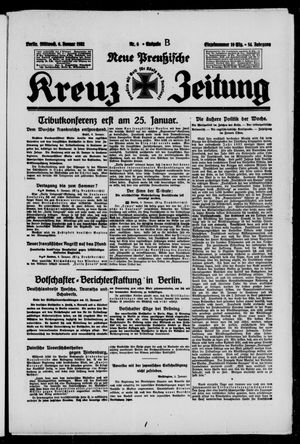 Neue preussische Kreuz-Zeitung vom 06.01.1932