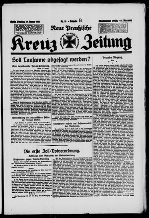 Neue preussische Kreuz-Zeitung on Jan 19, 1932
