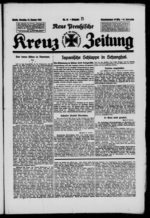 Neue preussische Kreuz-Zeitung vom 31.01.1932