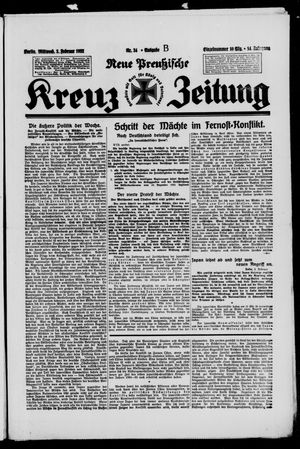Neue preussische Kreuz-Zeitung vom 03.02.1932