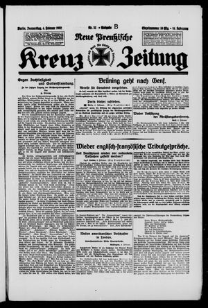 Neue preussische Kreuz-Zeitung vom 04.02.1932