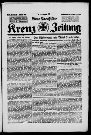 Neue preussische Kreuz-Zeitung vom 06.02.1932