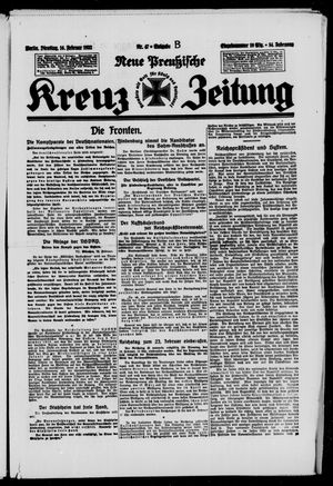 Neue preussische Kreuz-Zeitung vom 16.02.1932