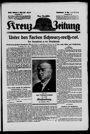 Neue preussische Kreuz-Zeitung vom 09.03.1932
