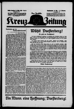 Neue preussische Kreuz-Zeitung vom 13.03.1932