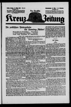Neue preussische Kreuz-Zeitung vom 25.03.1932