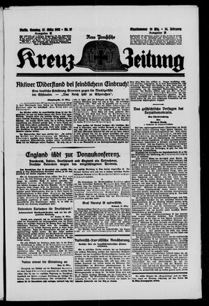 Neue preussische Kreuz-Zeitung vom 27.03.1932