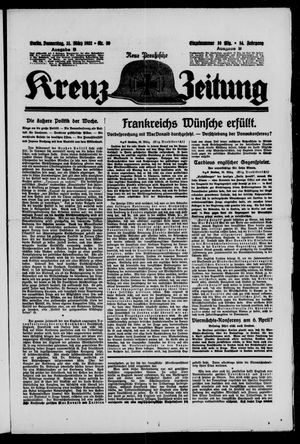 Neue preussische Kreuz-Zeitung vom 31.03.1932