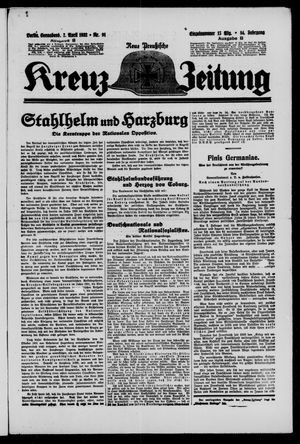 Neue preussische Kreuz-Zeitung vom 02.04.1932