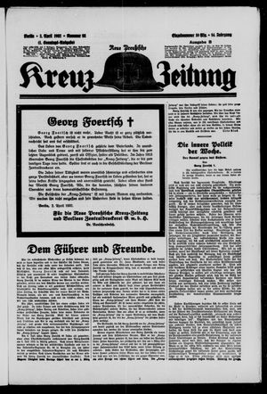 Neue preussische Kreuz-Zeitung vom 03.04.1932