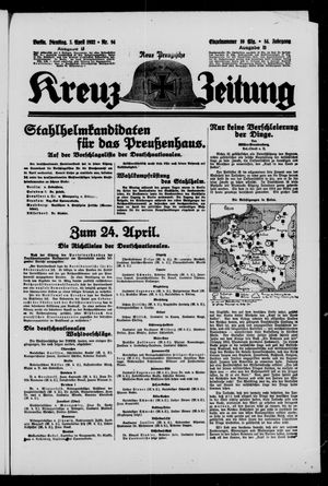 Neue preussische Kreuz-Zeitung vom 05.04.1932