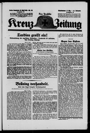 Neue preussische Kreuz-Zeitung vom 23.04.1932
