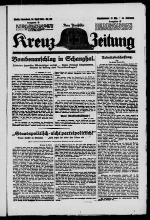 Neue preussische Kreuz-Zeitung vom 30.04.1932