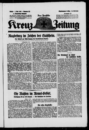 Neue preussische Kreuz-Zeitung vom 05.05.1932