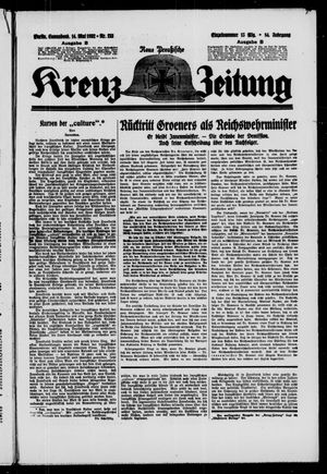 Neue preussische Kreuz-Zeitung vom 14.05.1932