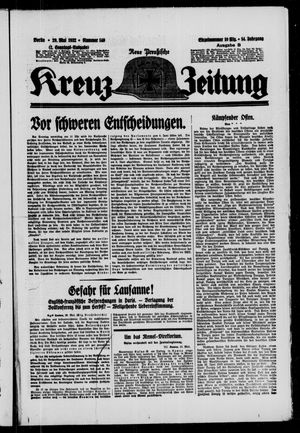 Neue preussische Kreuz-Zeitung vom 29.05.1932