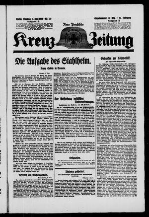 Neue preussische Kreuz-Zeitung vom 07.06.1932