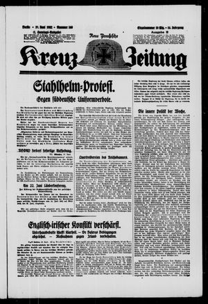 Neue preussische Kreuz-Zeitung vom 19.06.1932