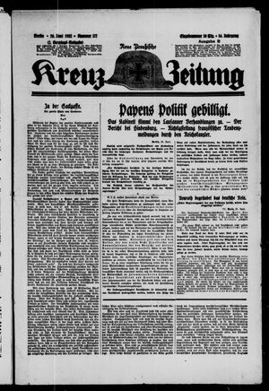 Neue preussische Kreuz-Zeitung vom 26.06.1932