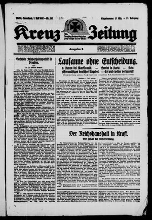 Kreuz-Zeitung vom 02.07.1932