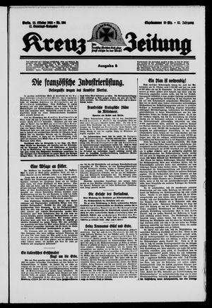 Kreuz-Zeitung vom 23.10.1932