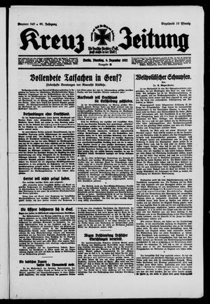 Kreuz-Zeitung vom 06.12.1932