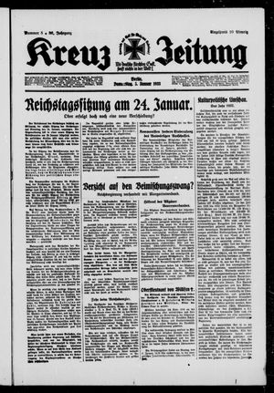 Kreuz-Zeitung vom 05.01.1933