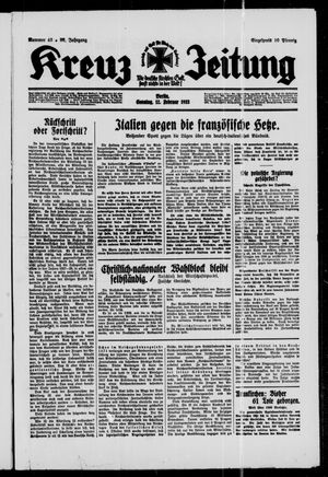 Kreuz-Zeitung vom 12.02.1933