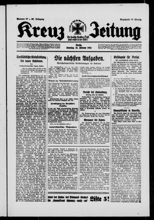 Kreuz-Zeitung vom 26.02.1933
