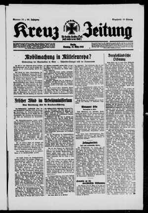 Kreuz-Zeitung vom 19.03.1933