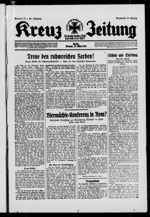 Kreuz-Zeitung vom 20.03.1933