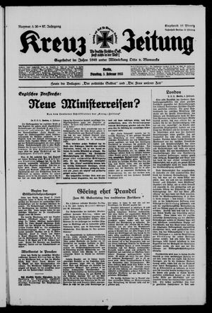 Kreuz-Zeitung on Feb 5, 1935