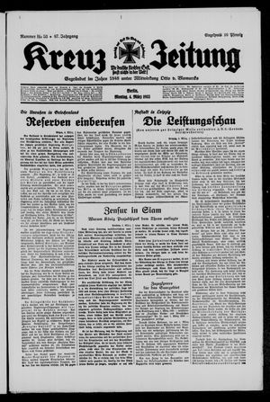 Kreuz-Zeitung vom 04.03.1935