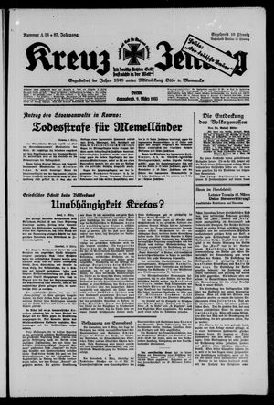 Kreuz-Zeitung vom 09.03.1935