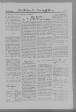 Kreuz-Zeitung vom 23.03.1935