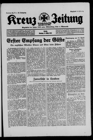 Kreuz-Zeitung on Mar 25, 1935