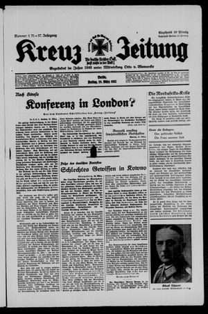 Kreuz-Zeitung on Mar 29, 1935