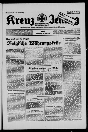 Kreuz-Zeitung vom 30.03.1935