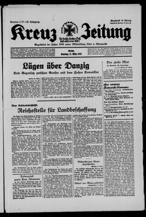 Kreuz-Zeitung on Mar 31, 1935